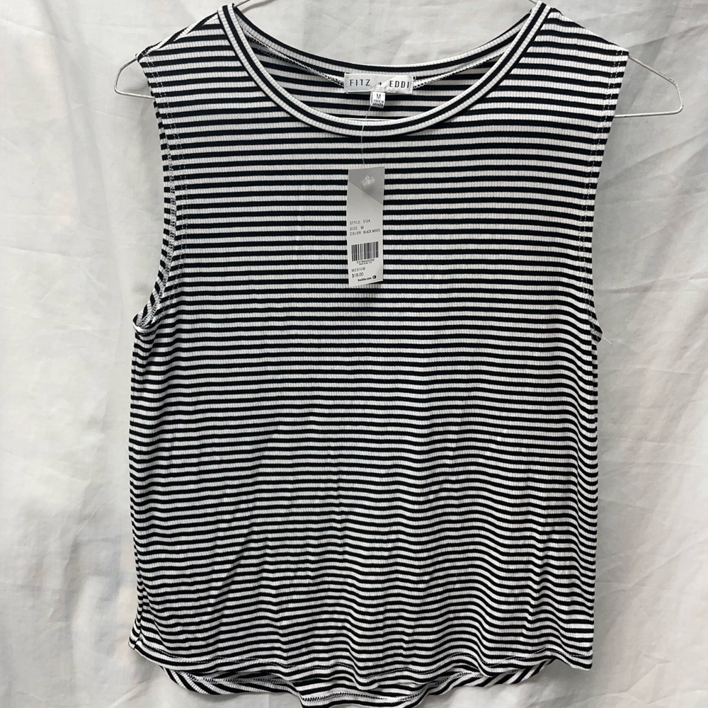 MEW!!! Fitz Eddi sleeveless tank top ladies sz M